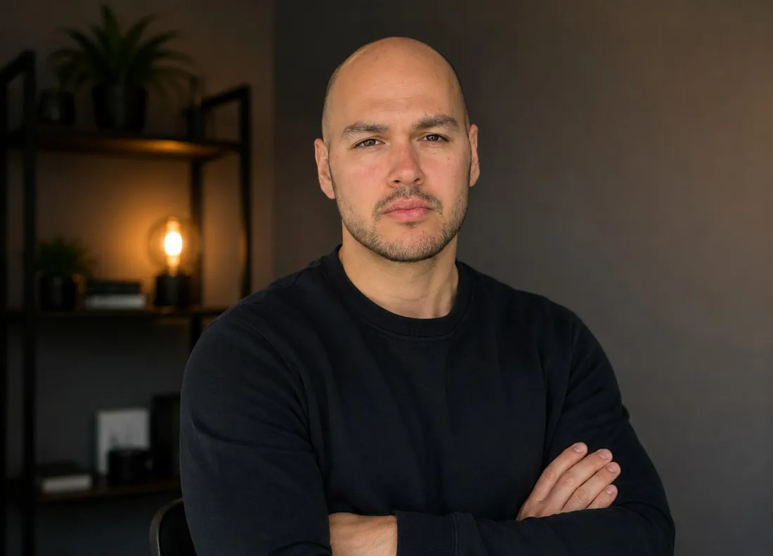 Alexander Prijs, oprichter AP Digital, in studio in Arnhem